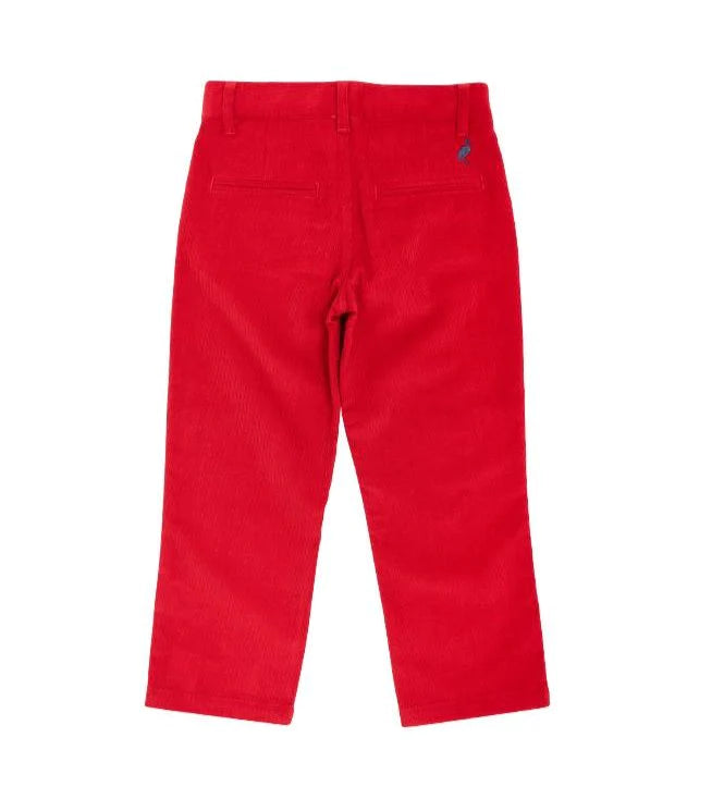 Red Corduroy  Prep School Pants