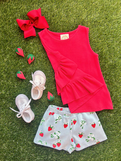 Richmond Red Love You Back Top