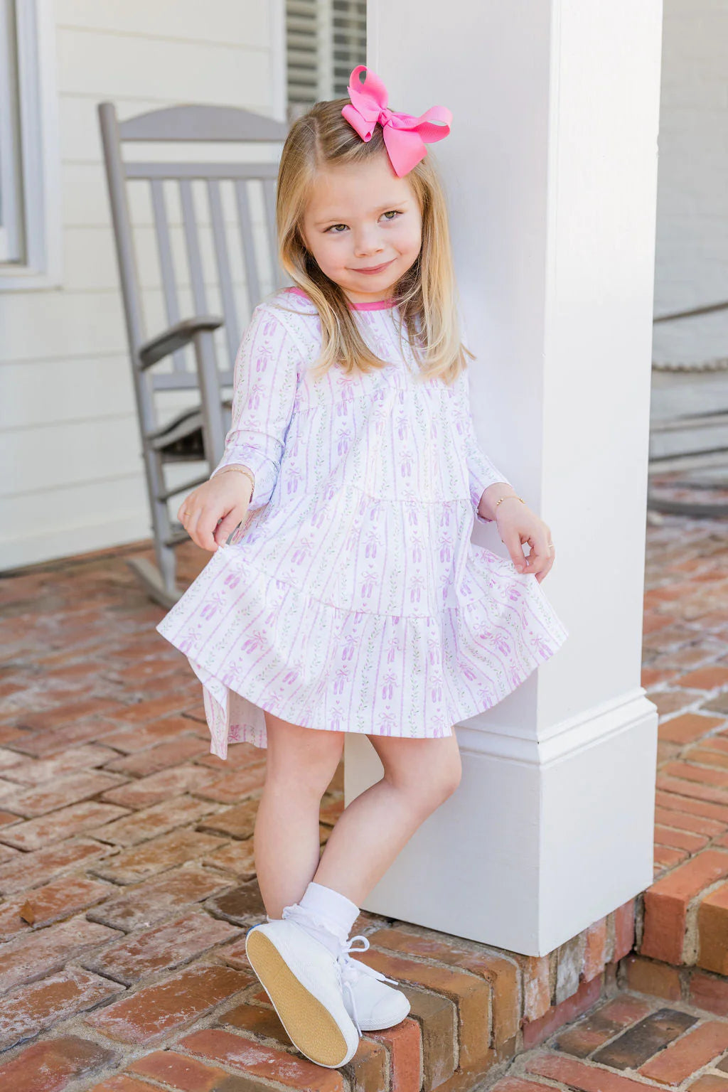 Tally Twirl Dress, On Pointe Knit