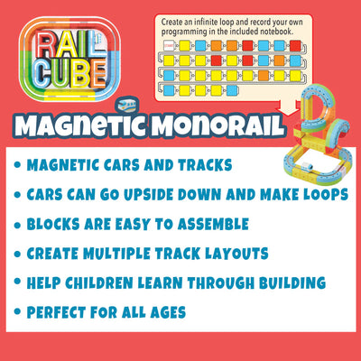 Rail Cube Magnetic Monorail Starter Set
