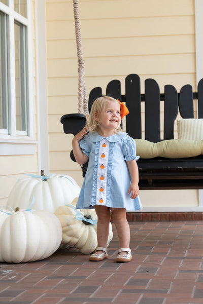 Marley Blue Pumpkins Bloomer Set