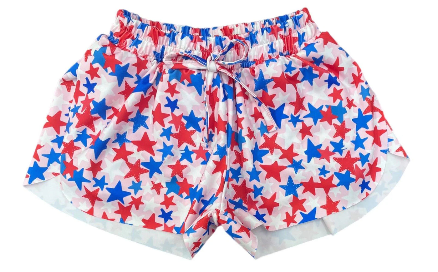 Patriotic Stars Butterfly Shorts