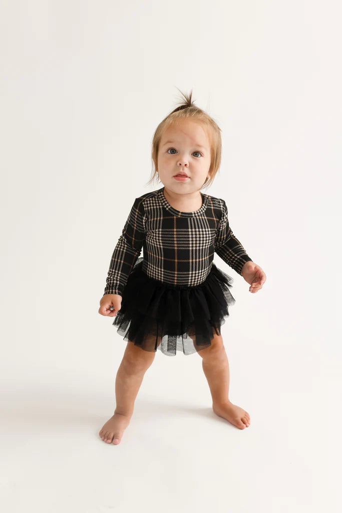 Sanders Long Sleeve Tulle Skirt Bodysuit