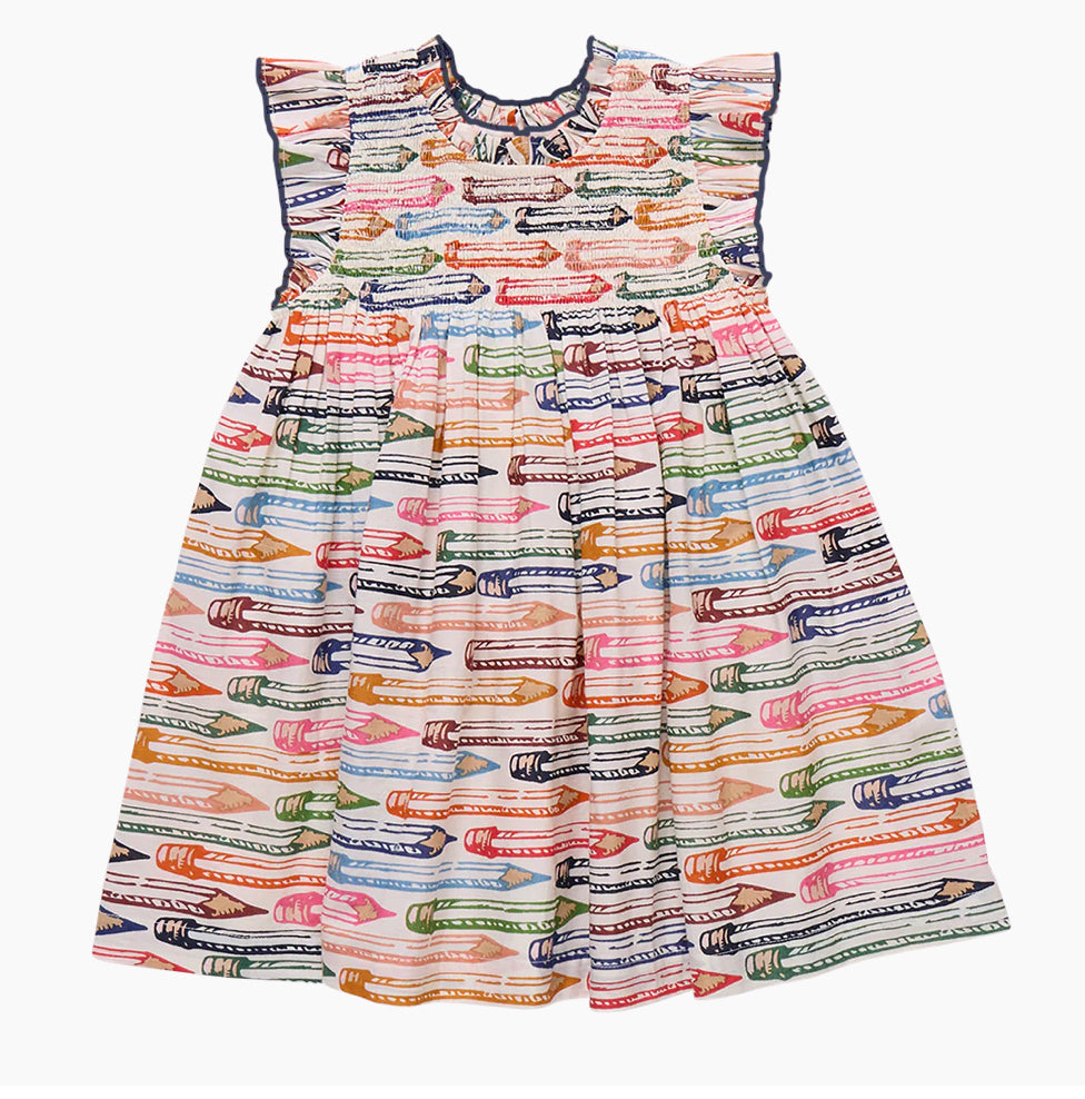 Colored Pencils Stevie Dress