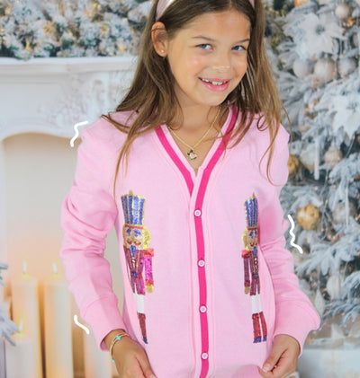 Sequin Nutcracker Cardigan