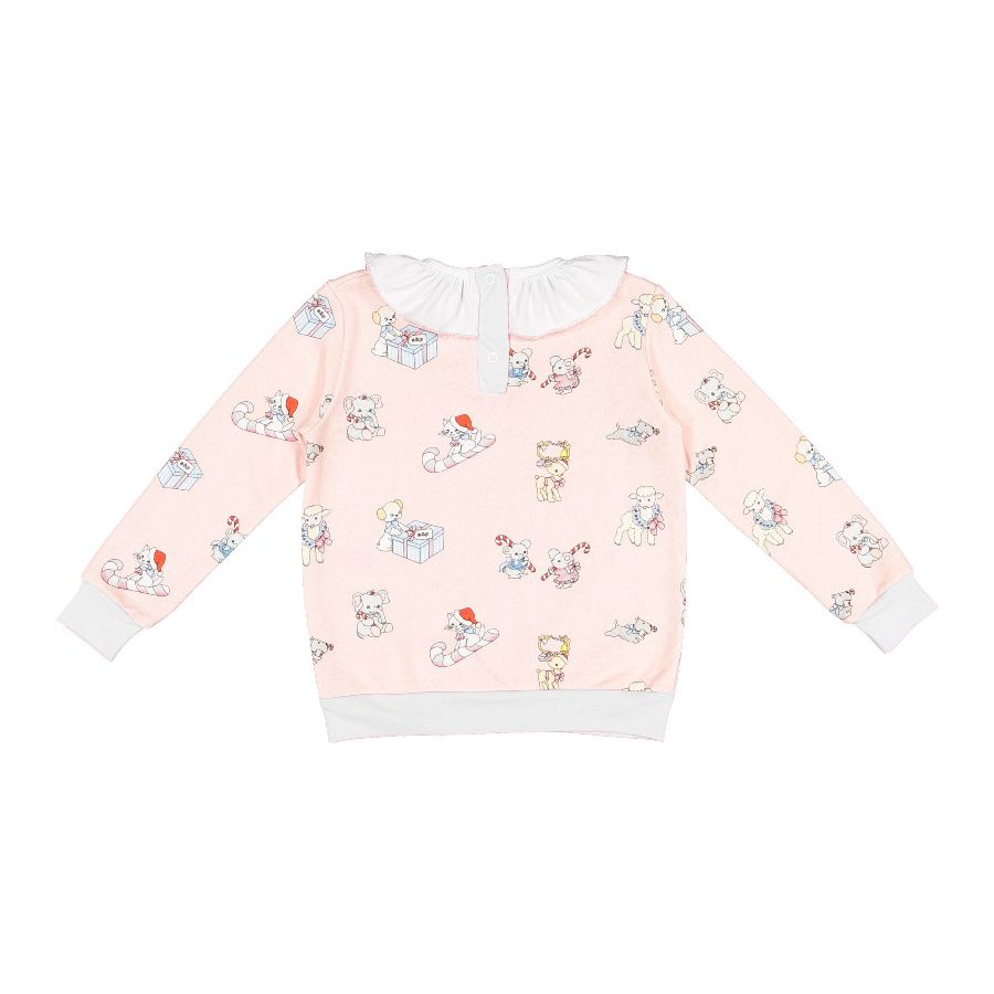 Christmas Pets Girl Sweatshirt