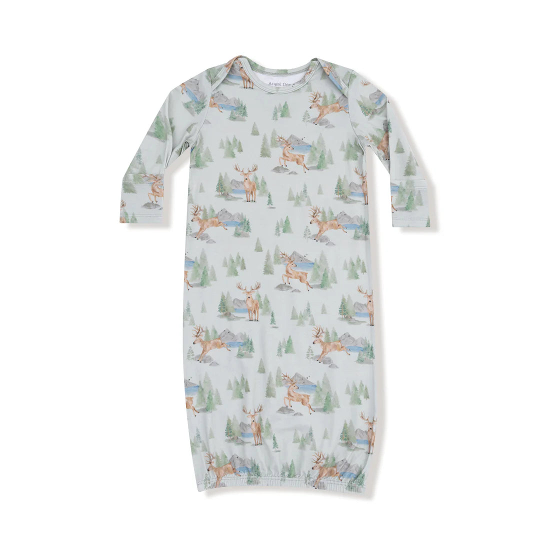 Buck Deer Lap Shoulder Gown 0/3m