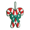 Candy Cane Needpoint Ornament