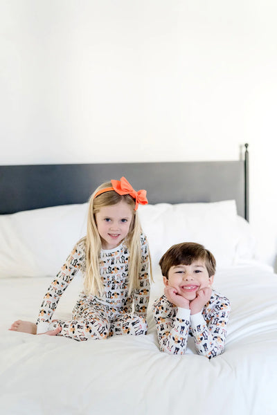 Grayson Pajama Pant Set- Halloween Pups