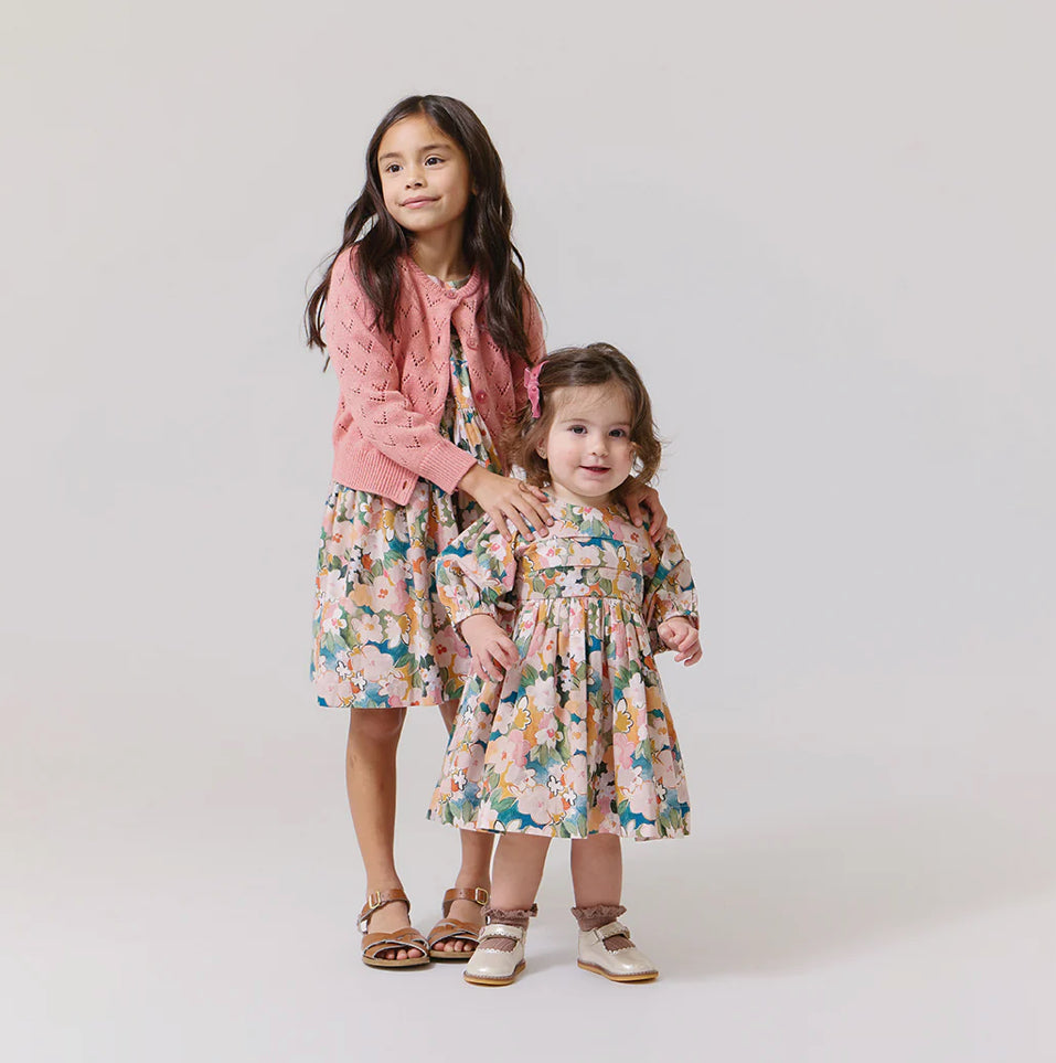 Watercolor Floral Baby Evelyn Dress Set
