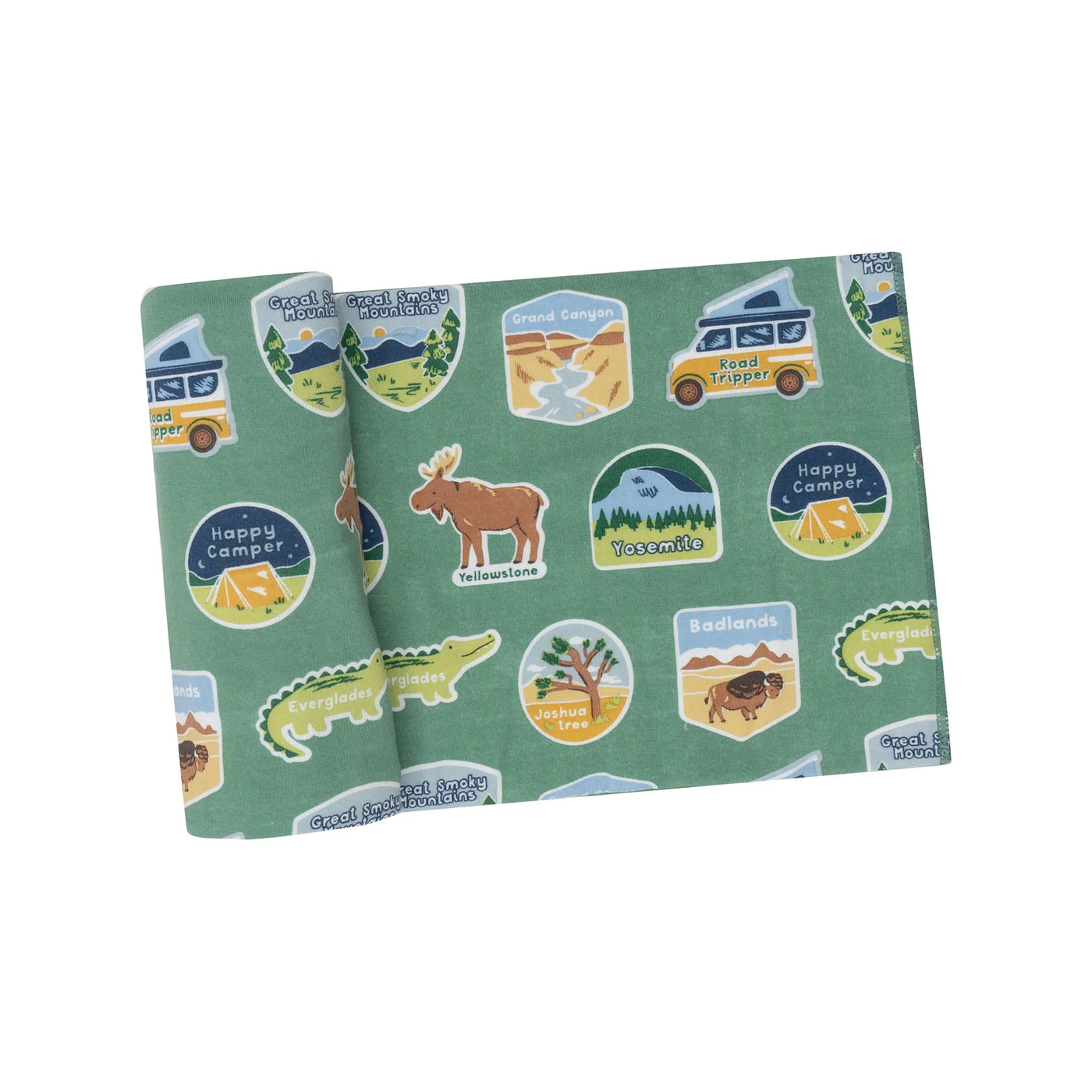 National Park Stickers Swaddle