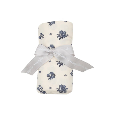 Ribbed Petite Bouquet Swaddle Blanket