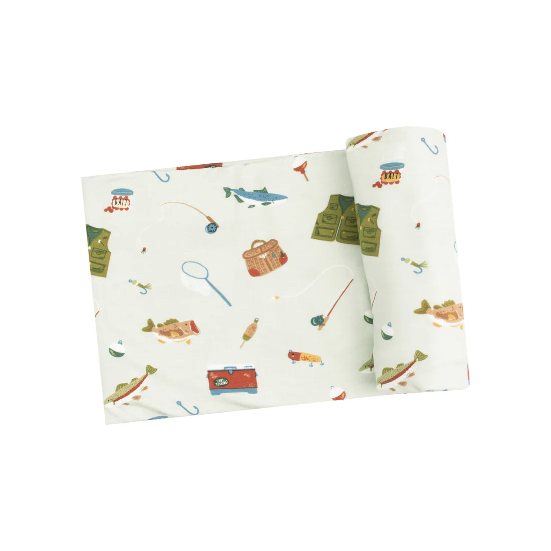 Fishing Things Swaddle Blanket