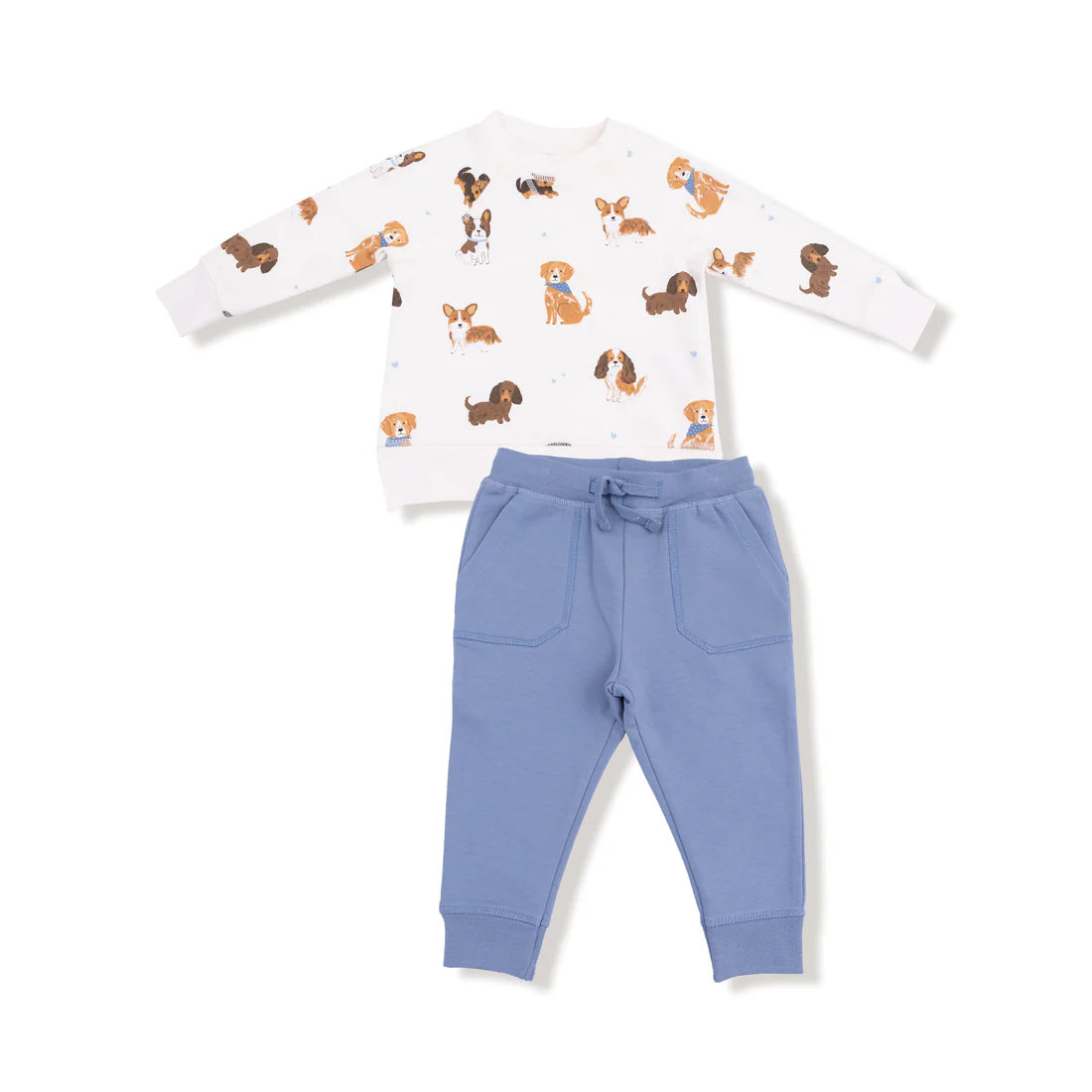 Best Friends Dogs French Terry Jogger Set