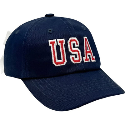 Navy USA Hat with Bow