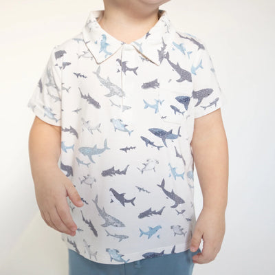 Sharks Polo Shirt and Short Set