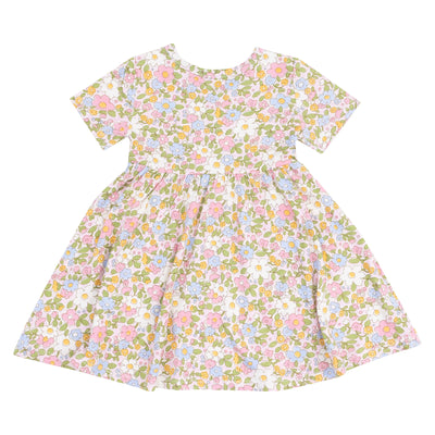 Bubbly Baby Calico Short Sleeve Twirly Dress
