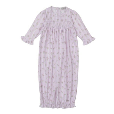 Ribbon Stripe Bouquets Smocked Sack