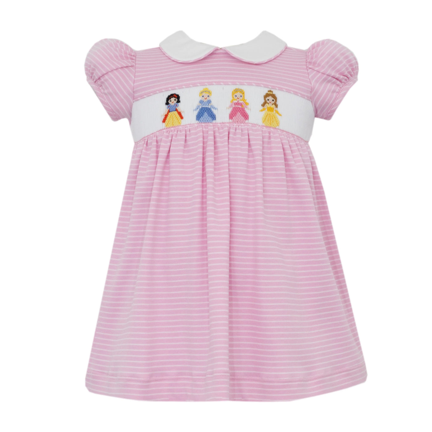 Princesses Pink Knit Stripe Dress