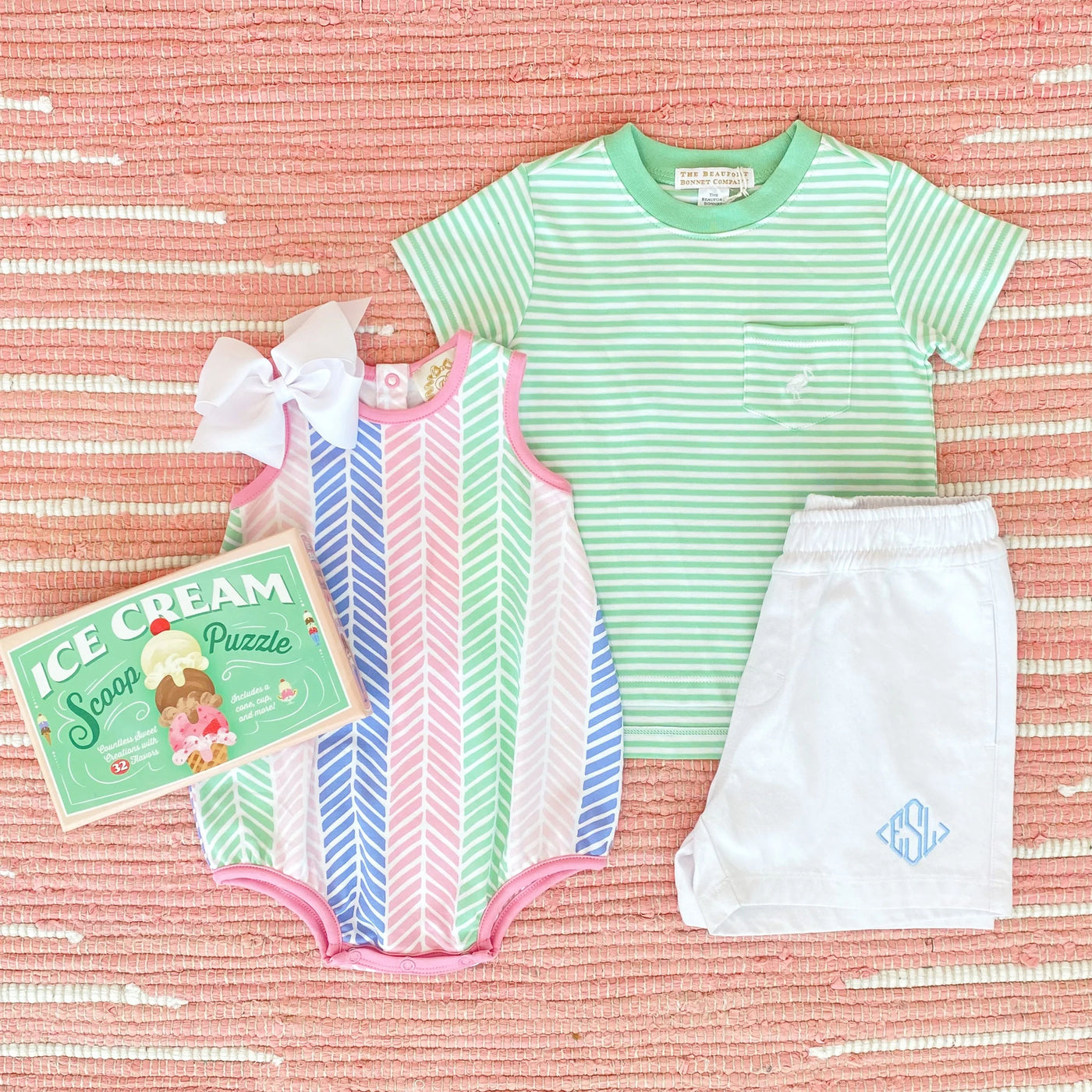 Harbour Island Herringbone Patton Play Bubble