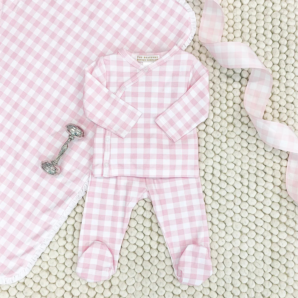 Beachy outlets Gingham Baby Blanket