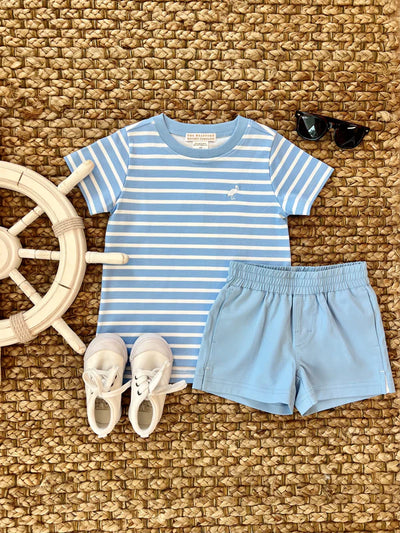 Sarasota Sky Stripe Carter Crewneck