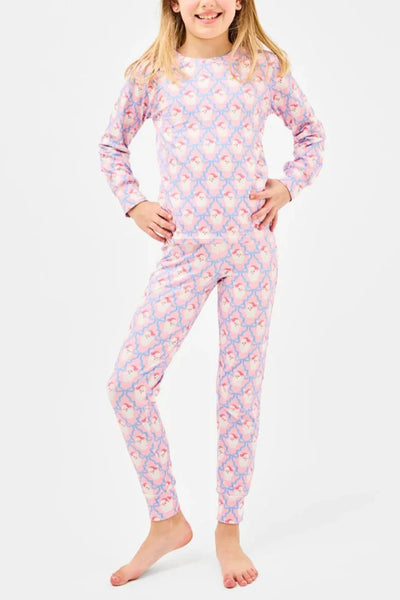 Santa Bows PJ Set