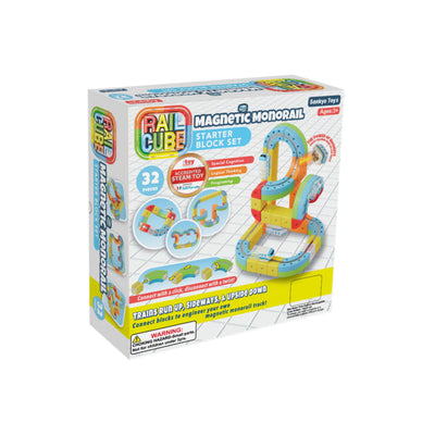 Rail Cube Magnetic Monorail Starter Set