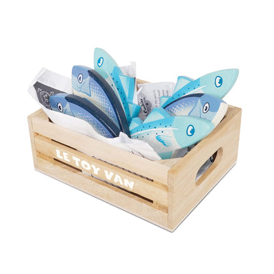 Market Fish Wooden Play Food Crate