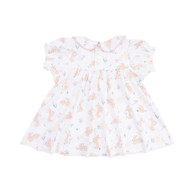 Bunny and Duck Classic Puff Sleeve Baby Doll Dress