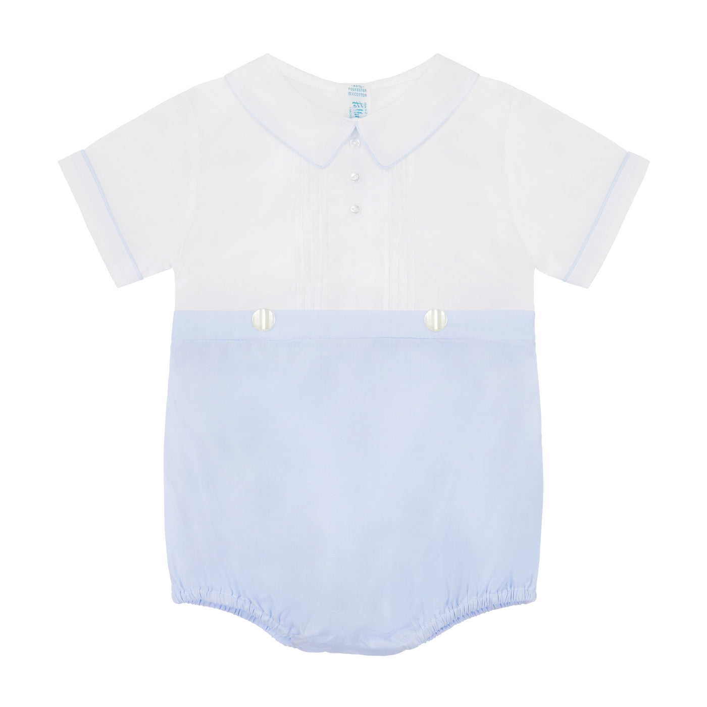 Mock 2pc Creeper- White and Blue