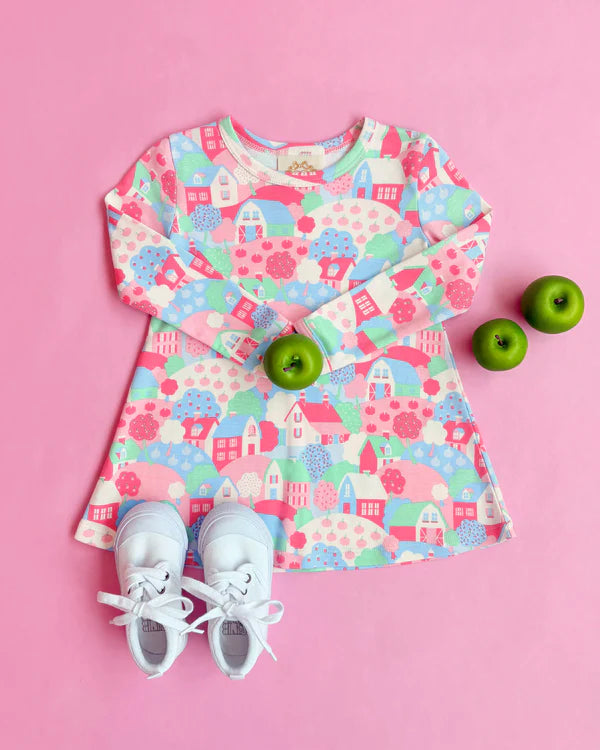 House on the Hill Long Sleeve Polly Play Dress