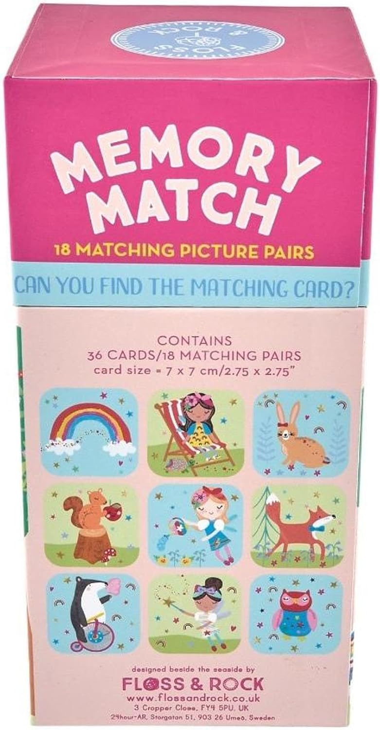 Rainbow Fairy Memory Match