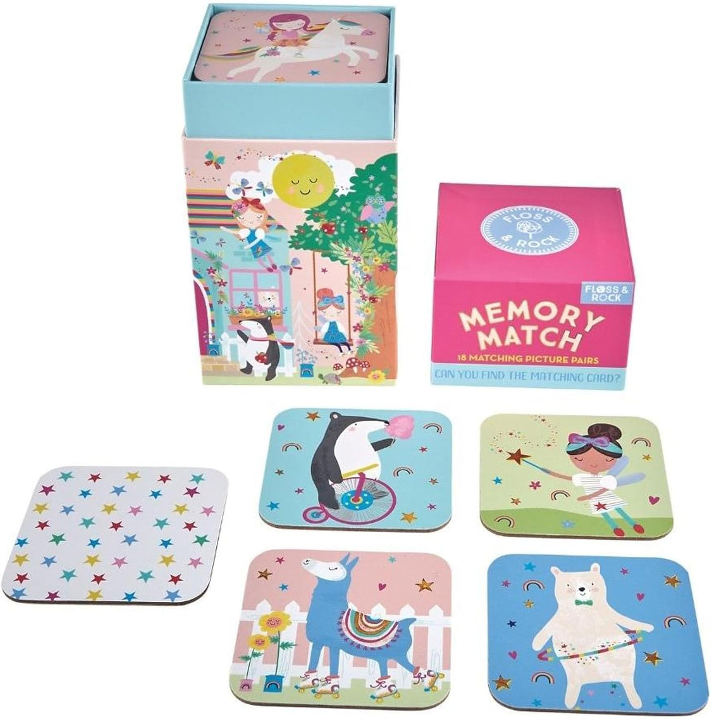 Rainbow Fairy Memory Match