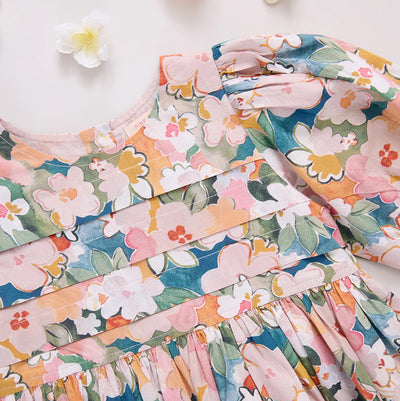 Watercolor Floral Evelyn Dress