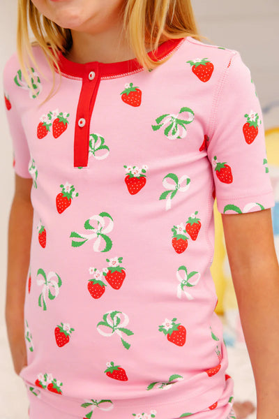 Bow and Berry (Pink) Sara Jane's Short Set