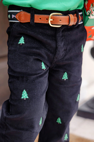 Newport Night with Tree Embroidery Corduroy Critter Sheffield Pants