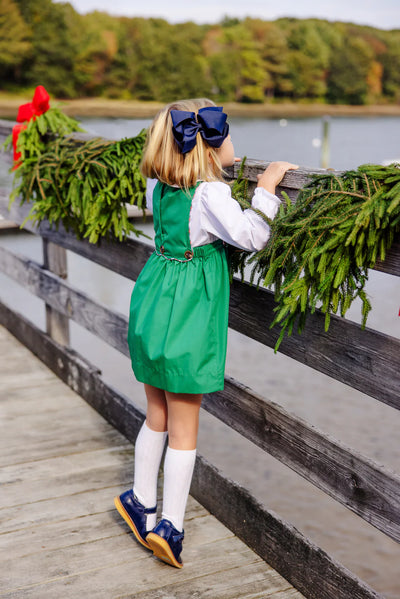 Kiawah Kelly Green with Merritt Park Plaid Brady Button-In Dress