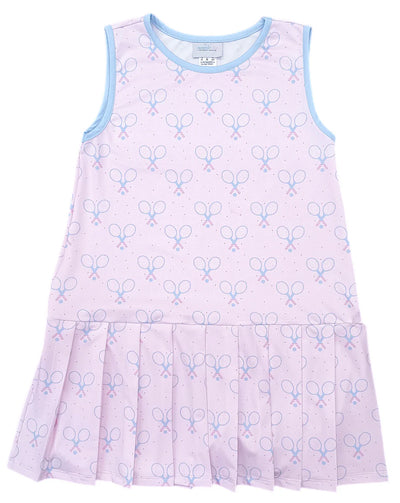 Stella Dress with Tennis Rackets- Serve It Up