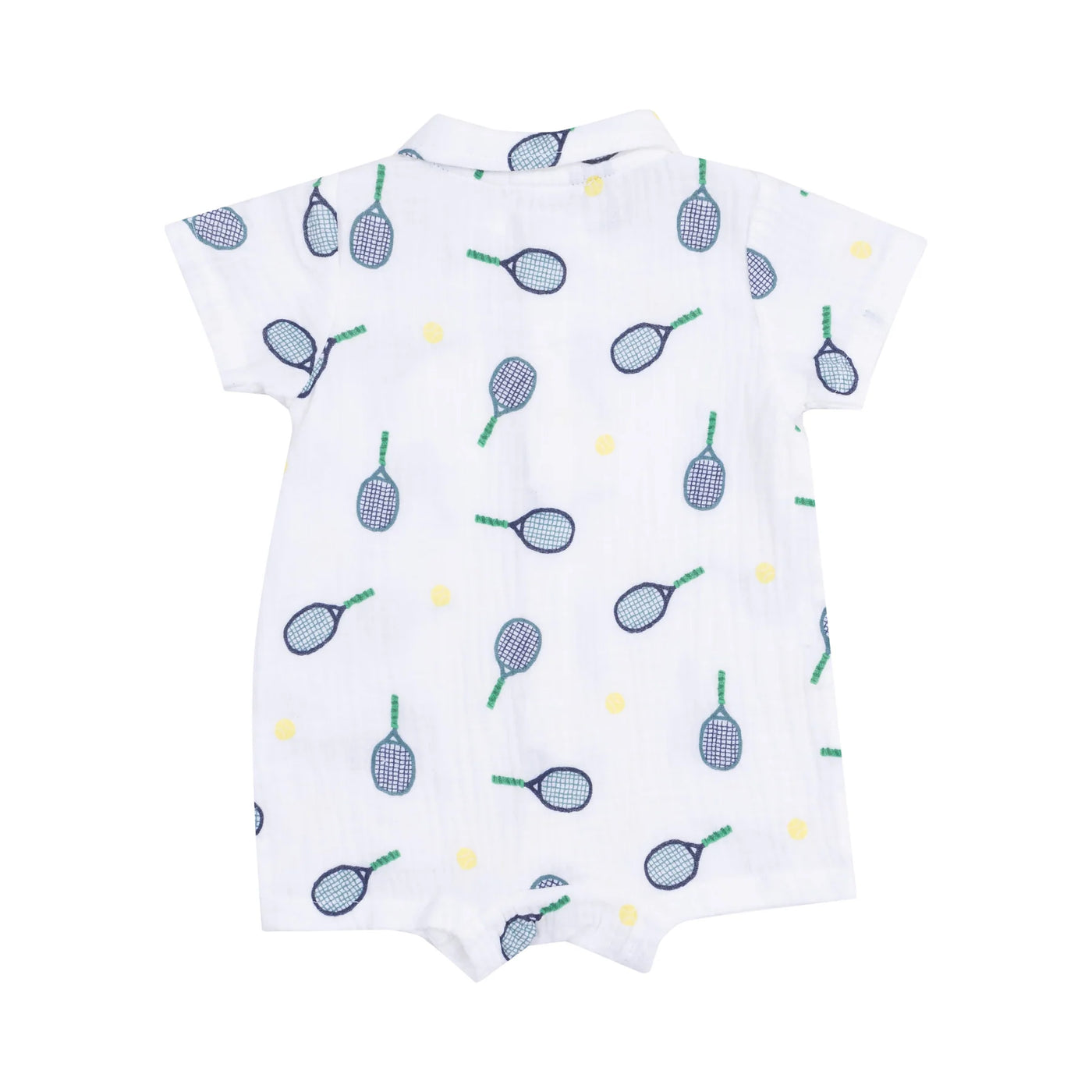 Tennis Button Down Polo Shortie