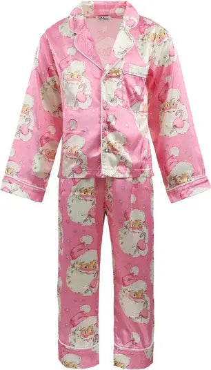 Women's Santa Love Silky Pajama Set