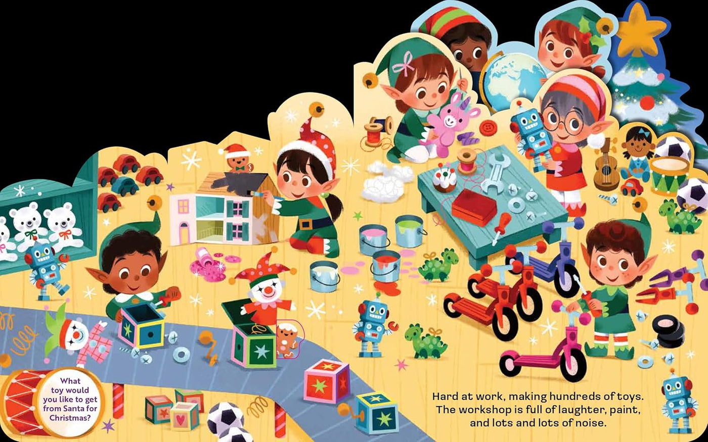 It's Time for Christmas (Layered View) Board book