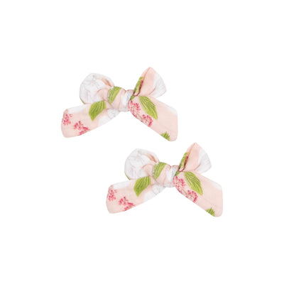 Magnolias 2 Pack Hair Bow with Clip