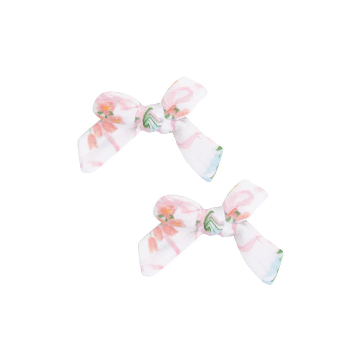 Ribbon Bouquets 2 Pack Hair Bow with Clips