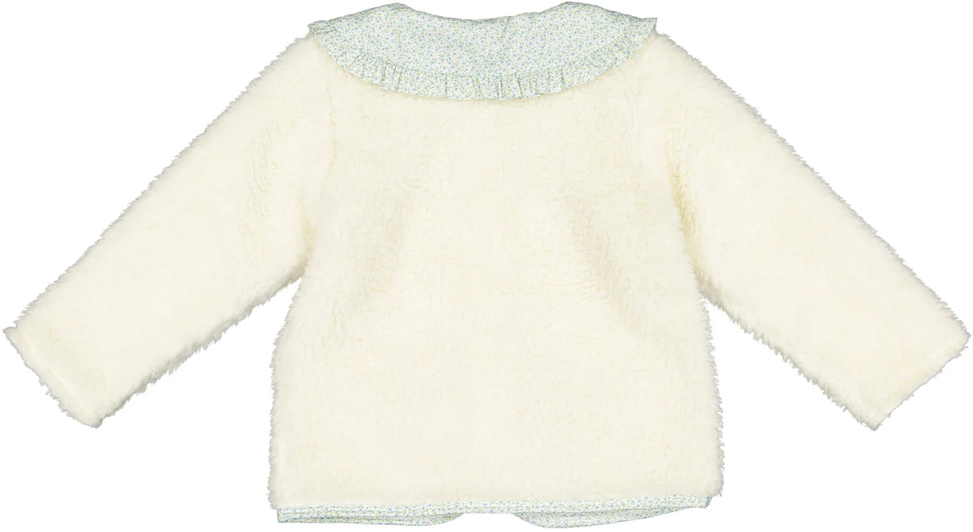 Winter Bloom Blue Fleece