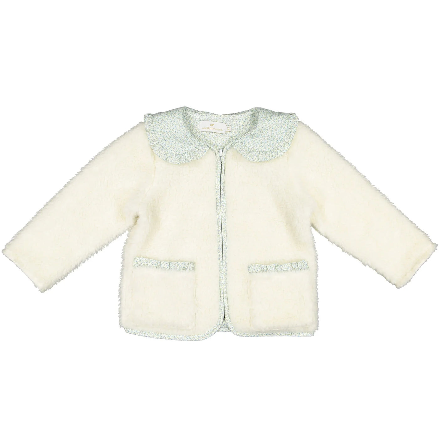 Winter Bloom Blue Fleece