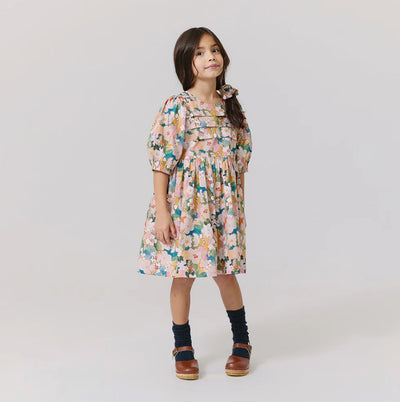 Watercolor Floral Evelyn Dress