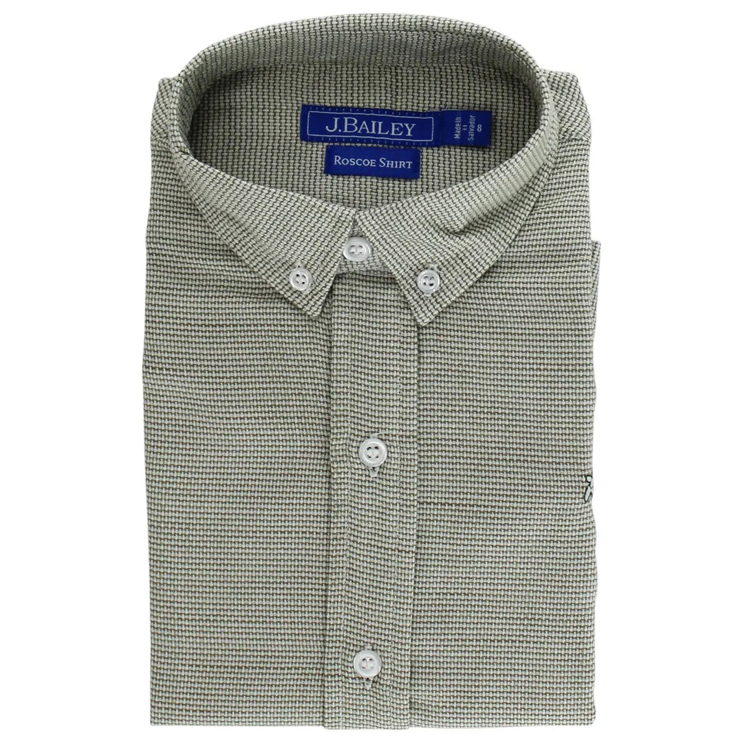 Roscoe Button Down- Basil