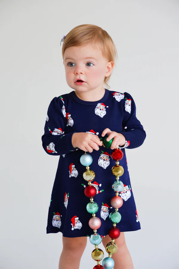 Jolly Old St Nick Long Sleeve Polly Play Dress