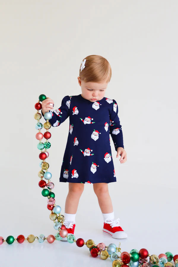 Jolly Old St Nick Long Sleeve Polly Play Dress
